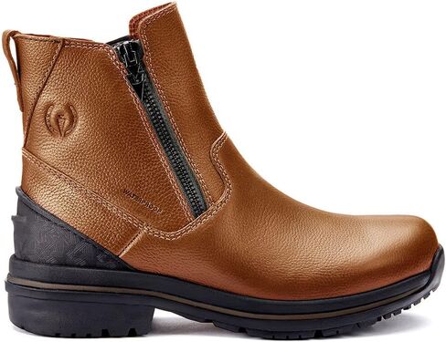 Kerrits Woodstock مقاومة للماء Boot - أحذية عمل متينة للنساء للنساء ، سرير قدم عريض ، Zip الأمامي ، 1 "كعب in Saudi Arabia