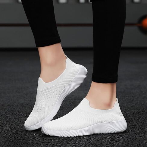 Foreign Trade New Flying Weaving Mesh Breathable Women's and Men's Shoes Women's Sneaker in Saudi Arabia