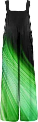 Women's Jumpsuits Casual Loose Outfits Vintage Beach Overalls with Pockets 2025 Spring Summer Palazzo Rompers in Saudi Arabia