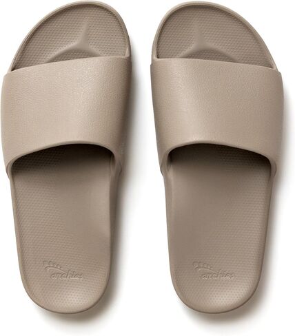 Archies Arch Support Slides-Sandals Recovery Strondals لتخفيف التهاب اللفافة الأخمصية ، وآلام القدم وآلام الكعب-شرائح خفيفة الوزن ، وملفقة ، وتمتص الصدمات للمشي ، والوقوف ، والراحة طوال اليوم in Kuwait