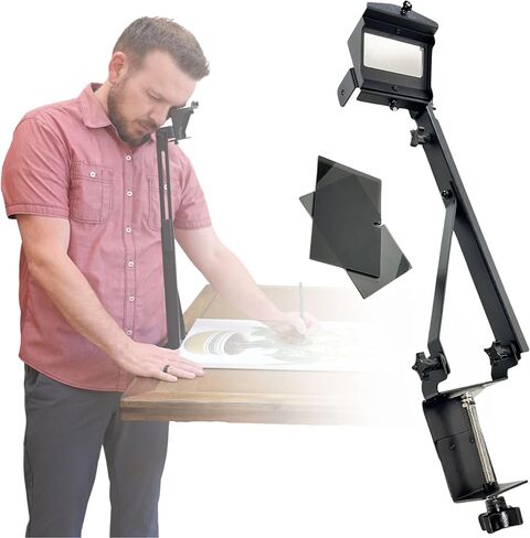 LUCY Flex Drawing Tool with Photo Enlarger & Bag by Draw LUCY | Camera Lucida Photo Enlarging Accessory for Painting | LUCY Drawing Projector for Artists | Artistic Aid - Drawing Tool for Artists in Kuwait