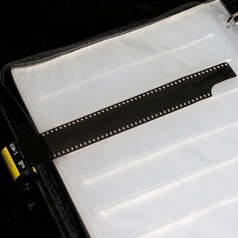 100 Pcs 35mm Film Negative Sleeves Film Negative Storage Presentation Materials 35mm Size Negative Pages Holds Seven Strips of Six Frames Help You Collect and Organize Film in Saudi Arabia