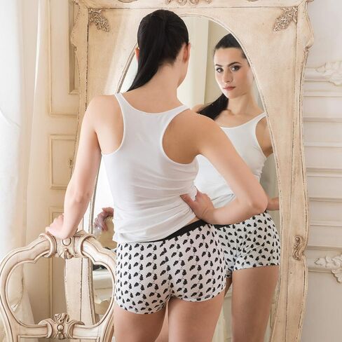 شورت نسائي من القطن من Alyce Intimates، عبوة من 12 قطعة in Saudi Arabia