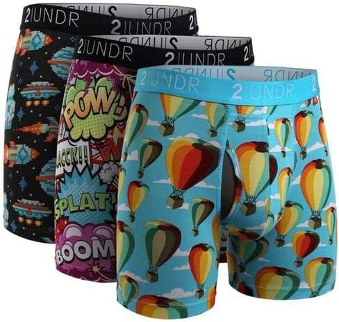 2UNDR Swing Shift Boxer Brief 3 Pack (Tonga/Samoa/Fiji, XX-Large) in Kuwait