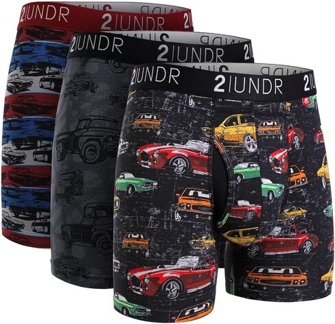 2 اوندر سروال داخلي قصير سوينغ شيفت من 3 قطع (تونغا/ساموا/فيجي، مقاس XXL)، تونغا/ساموا/فيجي، XXL in Kuwait