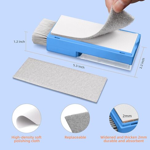 منظف ​​لوحة المفاتيح لتنظيف لوحة المفاتيح ، كل ذلك في شاشة كمبيوتر واحدة ونظافة الكمبيوتر المحمول ، مجموعة تنظيف الكمبيوتر المحمول الإلكترونية المحمولة المضغوطة مع فرشاة ناعمة ورذاذ لخطوط الدفاع عن طراز Macbook iPad iPhone ، الأسود in Kuwait