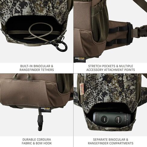 Badlands Bino XR Pro Binocular Case - Four Point Shoulder Harness, Magnetic Closure, Rangefinder Compartment, Bow Hook, for Hunting and Outdoor Adventures, Approach GT in Saudi Arabia