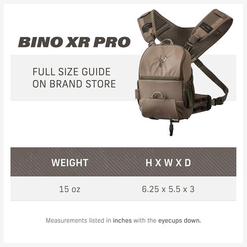 Badlands Bino XR Pro Binocular Case - Four Point Shoulder Harness, Magnetic Closure, Rangefinder Compartment, Bow Hook, for Hunting and Outdoor Adventures, Approach GT in Saudi Arabia