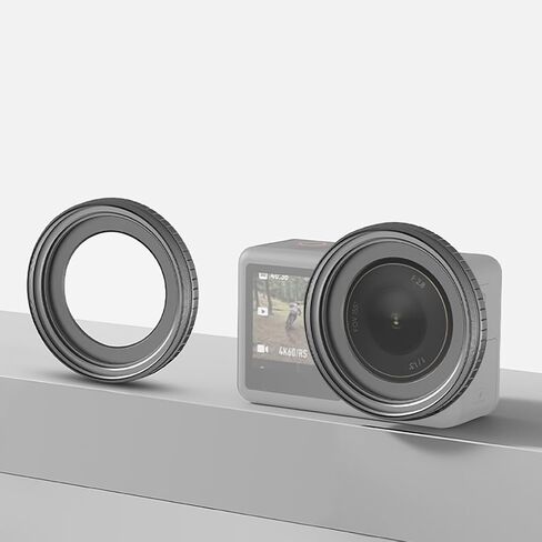 Camera 49mm Lens Filter Holder, Aluminum Ring Protective Frame for Sports Action Camera Accessories (Type 2) in Saudi Arabia