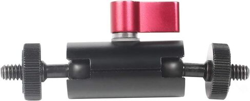 Magic Arm Mount Bracket Adapter Tripod Holder 1/4 Inch Screw with Dual Ball Head for Hero 13 and Hero All Series Sport Action Camera (Red,knob L83mm) in Kuwait