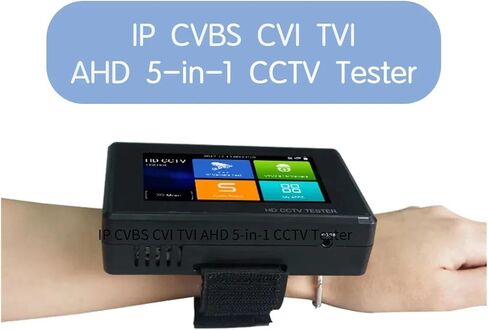 اختبار كاميرا CCTV ، اختبار IPC1800SN CCTV 4 بوصة 5 في 1 8MP TVI AHD CVI Tenser و 4K H.265 IP TESTER مع TRACER CABLE POE/IP in Saudi Arabia