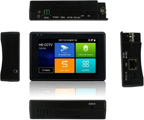 اختبار كاميرا CCTV ، اختبار IPC1800SN CCTV 4 بوصة 5 في 1 8MP TVI AHD CVI Tenser و 4K H.265 IP TESTER مع TRACER CABLE POE/IP in Saudi Arabia