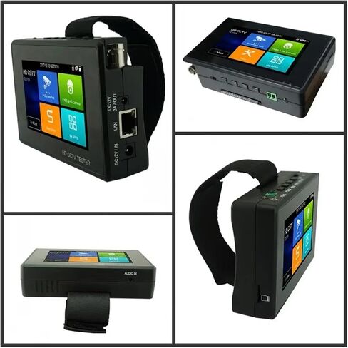 اختبار كاميرا CCTV ، اختبار IPC1800SN CCTV 4 بوصة 5 في 1 8MP TVI AHD CVI Tenser و 4K H.265 IP TESTER مع TRACER CABLE POE/IP in Saudi Arabia