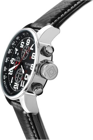 Invicta Men's I-Force Left Handed Quartz Watch with Leather Strap, Black (Model: 2770) in Saudi Arabia
