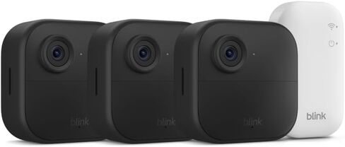 Blink Outdoor 4 (newest model) – Wireless smart security camera, two-year battery life, 1080p HD day and infrared night live view, two-way talk. Sync Module Core included – 1 camera system in Saudi Arabia