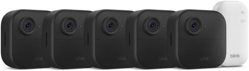 Blink Outdoor 4 (newest model) – Wireless smart security camera, two-year battery life, 1080p HD day and infrared night live view, two-way talk. Sync Module Core included – 1 camera system in Saudi Arabia