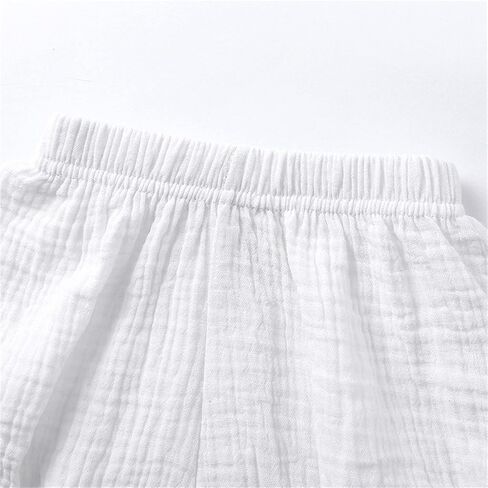 Baby Bloomers for Boys Girls Cotton Linen Bubble Shorts 𝐃iaper 𝐂overs Infant Solid Underwear Cute Summer Clothes in Saudi Arabia