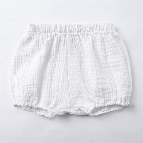 Baby Bloomers for Boys Girls Cotton Linen Bubble Shorts 𝐃iaper 𝐂overs Infant Solid Underwear Cute Summer Clothes in Saudi Arabia