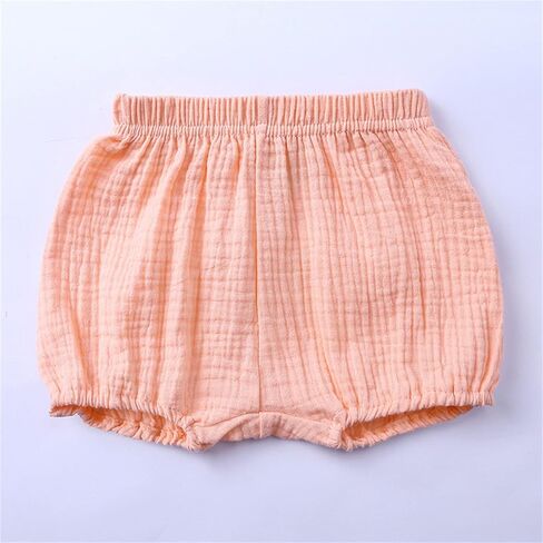 Bloomers for Baby Girls 𝐃iaper 𝐂overs Cotton Linen Ruffle Solid Triangle Baby Boys Shorts Summer Toddler Underwear in Saudi Arabia