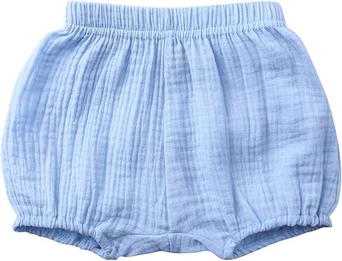 Bloomers for Baby Girls 𝐃iaper 𝐂overs Cotton Linen Ruffle Solid Triangle Baby Boys Shorts Summer Toddler Underwear in Saudi Arabia