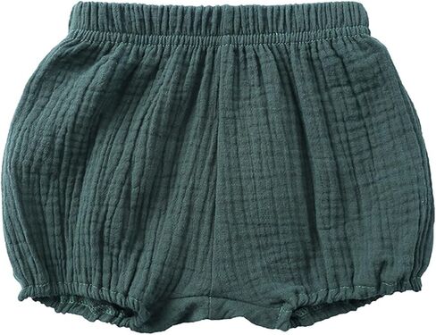 Bloomers for Baby Girls 𝐃iaper 𝐂overs Cotton Linen Ruffle Solid Triangle Baby Boys Shorts Summer Toddler Underwear in Saudi Arabia
