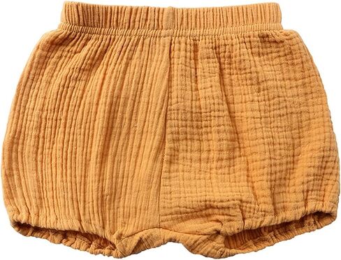 Bloomers for Baby Girls 𝐃iaper 𝐂overs Cotton Linen Ruffle Solid Triangle Baby Boys Shorts Summer Toddler Underwear in Saudi Arabia