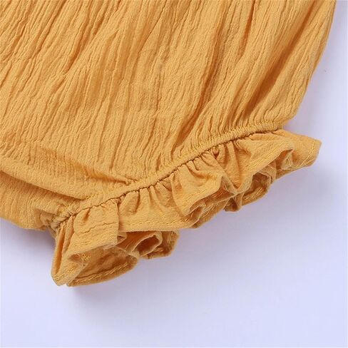 Baby Bloomers for Boys Girls Cotton Linen Shorts Cute Bubble Shorts Reusable 𝐃iapers Infant Underwear Ruffle Bloomers in Kuwait