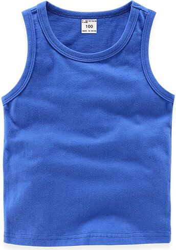 Eishow 3 Pack Stest Set ، Usisex Kids Baby Boys Girls Basic Tank Tops Thirts Cotton Lundershirts Summer Summer Sest in Kuwait