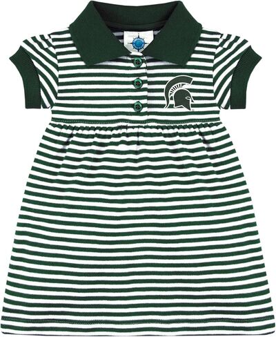 Creative Knitwear College Baby Polo Dress w/Bloomer - Team Logo, Multiple Colors, for Baby Girls (0-12 Months) in Kuwait