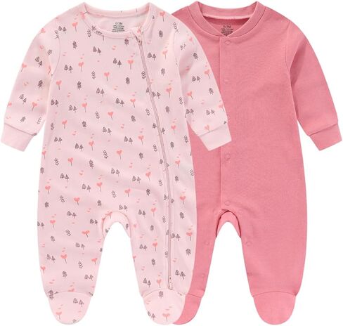 Baby Boys Girls 17 قطعة Cotton Layette مجموعة ملابس وملحقات للجنسين وملحقات الأطفال حديثي الولادة من 0 إلى 3 أشهر in Kuwait