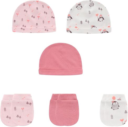 Baby Boys Girls 17 قطعة Cotton Layette مجموعة ملابس وملحقات للجنسين وملحقات الأطفال حديثي الولادة من 0 إلى 3 أشهر in Kuwait