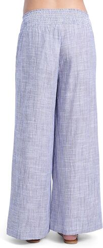 Motherhood Maternity Women's Smocked Waist Wide Leg Pregnancy Summer Casual Pants in Saudi Arabia