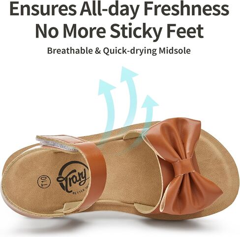 Trary Toddler Sandals Baby Girls Boys Sandals with Adjustable Strap, Summer Outdoor Sandals for Kids, Non-Slip Rubber Sole for First Steps of Newborn Walkers in Saudi Arabia