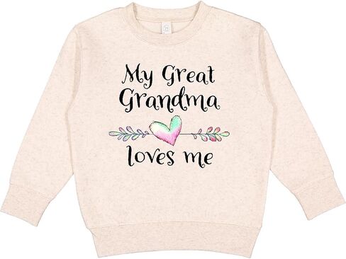 inktastic My Great Grandma Loves Me- Heart Great Grandchild Toddler Sweatshirt in Kuwait