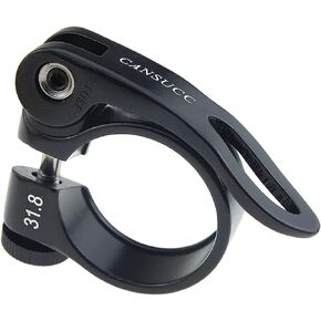 Bike Seat Clamp, Seatpost Clamp, Bike Seat Post Clamp Aluminium Alloy Bicycle Quick Release Seatpost Collar Clamp Collar 28.6mm 30mm 31.8mm 34.9mm Bicycle Seat Post Clamp (Option)