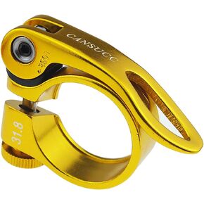 Bike Seat Clamp, Seatpost Clamp, Bike Seat Post Clamp Aluminium Alloy Bicycle Quick Release Seatpost Collar Clamp Collar 28.6mm 30mm 31.8mm 34.9mm Bicycle Seat Post Clamp (Option)