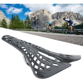 Bicycle Hollow Saddle, Carbon Fiber Bike Hollow Saddle Slippy Curves Ultralight Bicycle Saddle Carbon Road Bike Saddle Bicycle Hollow Saddle for Cycling