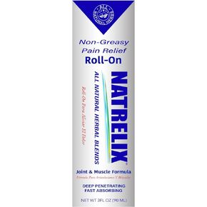 All-Natural Herbal Blend Non-Greasy Fast-Acting Pain Relief Roll-on 3FL OZ (90 ML)