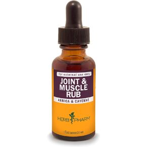 Herb Pharm Joint and Muscle Warming Rub with Cayenne Extract - 1 Ounce