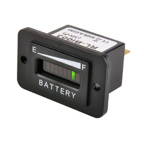 Large LED Display Lead Acid Battery Indicator Suit for DC Powered Equipment Such as Fork Lifts,Golf Cart,Floor Care Equipment (12/24V)