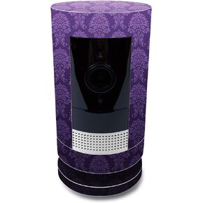 MightySkins Skin for Ring Stick Up Cam Battery - Antique Purple | Protective, Durable, and Unique Vinyl Decal wrap Cover | Easy to Apply, Remove, and Change Styles | Made in The USA