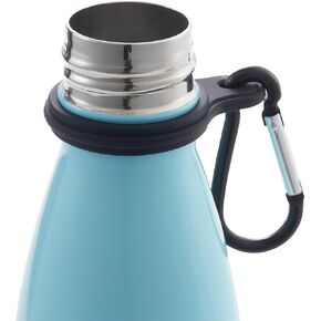Silicone Water Bottle Carrier with Carabiner (2 Pack)