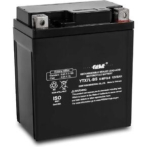 YTX7L-BS Battery 12V 6AH 100 CCA High Performance AGM SLA Power Sport Battery by Casil in Saudi Arabia