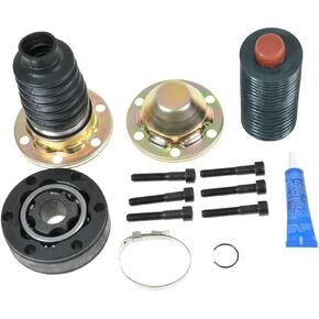 TRQ Front Drive Shaft Rear CV Joint Rebuild Kit for 2005-2006 Chevy Equinox / 2006 Pontiac Torrent/AWD Models Only