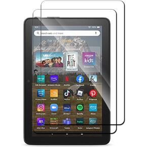 [2 Pack Screen Protector for All-New Fire HD 8/Fire HD 8 Plus/Fire HD 8 Kids (10th/12th Generation - 2020&2022 Released), Tempered Glass