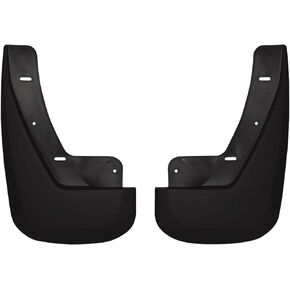 Husky Liners - Rear Mud Guards | 2007 - 2014 Cadillac Escalade ESV w/o Dual Exhaust, Rear Set - Black, 2 Pc. | 56781
