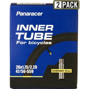 Panaracer Tubes Standard (Schrader) Valve in Singles and Pairs