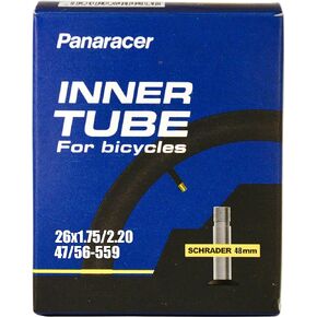 Panaracer Tubes Standard (Schrader) Valve in Singles and Pairs