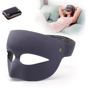 قناع الوجه المسخن للجيوب الأنفية، 3 إعدادات لدرجة الحرارة و4 إعدادات مؤقتة، قناع العين البصري المجوف - وسادة تدفئة كبيرة جدًا للوجه - تخفيف تعب العين، والصداع النصفي، واحتقان الأنف، وعدم راحة الجيوب الأنفية in Kuwait