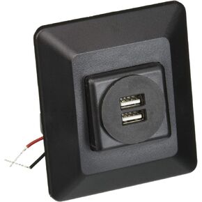 Valterra Diamond Group DG61030VP Decor USB Charging Station - Black